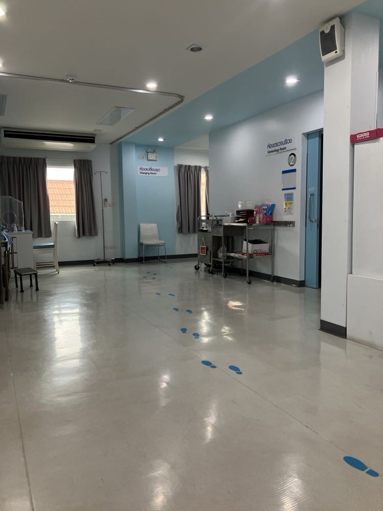 The gynecology department in McCormick Hospital, Chiang Mai